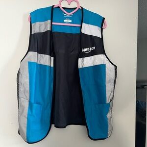 Amazon Blue and Black Vest